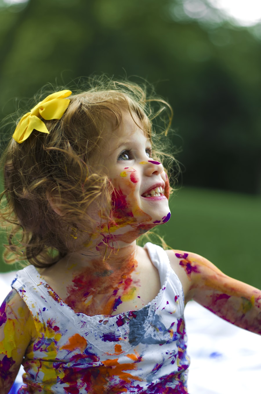 A child in a program activity